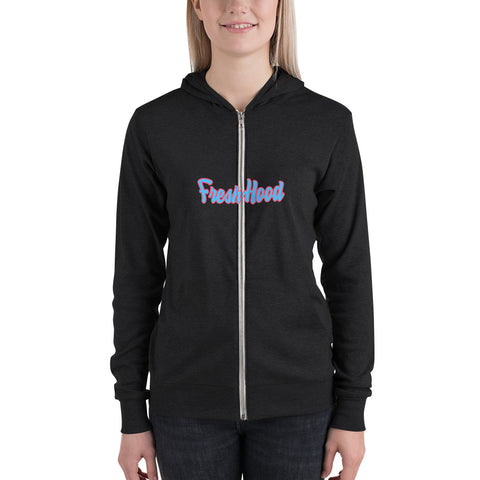 FreshHood Dfrnt Zip Hoodie : Unisex zip hoodie