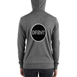 FreshHood Dfrnt Zip Hoodie : Unisex zip hoodie - Fresh Hood basketball hoopwear that's different.  Basketball apparel and workout clothing.