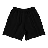 FreshHood Men's Athletic Long Shorts - Black - Fresh Hood basketball hoopwear that's different.  Basketball apparel and workout clothing.