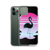 FreshHood Flamingo iPhone Case - Fresh Hood basketball hoopwear that's different.  Basketball apparel and workout clothing.
