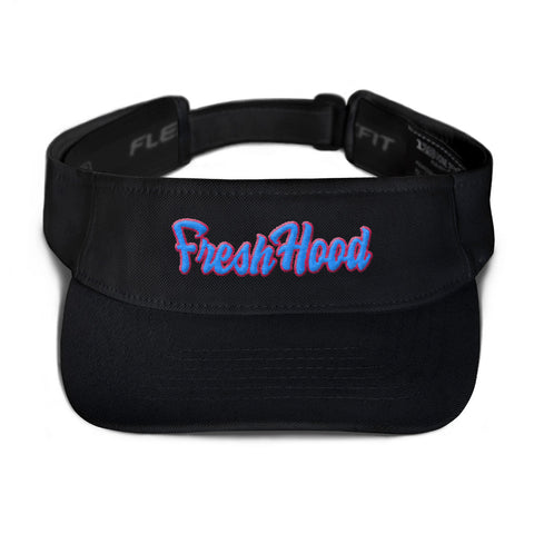 FreshHood Visor - Blacktop Circuit - Fresh Hood basketball hoopwear that's different.  Basketball apparel and workout clothing