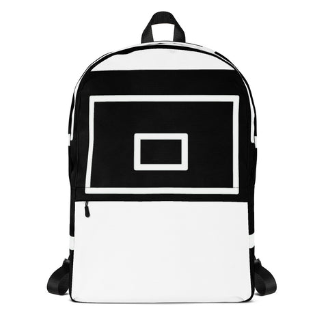 FreshHood Backpack - BW Street Level - Fresh Hood basketball hoopwear that's different.  Basketball apparel and workout clothing