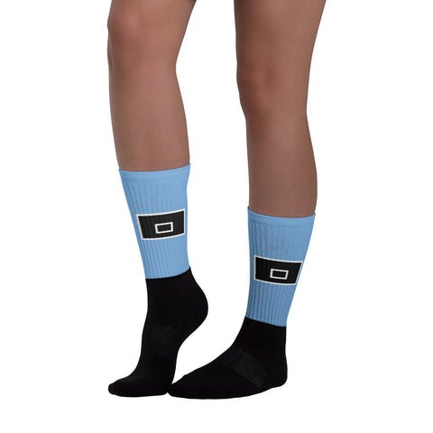 FreshHood Socks - Limited Edition Carolina Blues - Fresh Hood basketball hoopwear that's different.  Basketball apparel and workout clothing